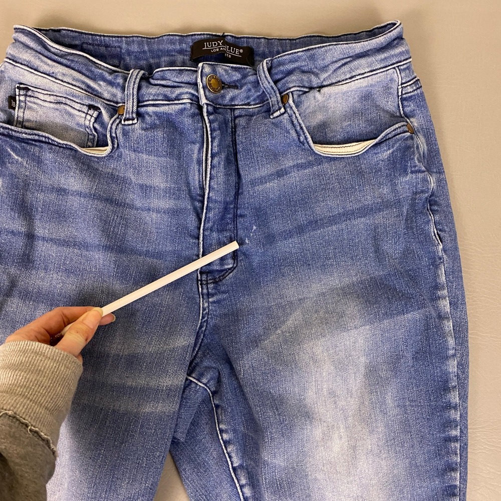 Judy Blue Jeans Women's Plus Size 16W Womens High Rise Skinny Medium Wash Blue * - Picture 10 of 15